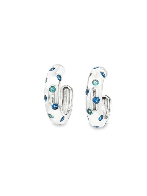 Glamour acquamarina&blue earrings<BR/>